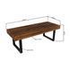 Вулична лавка без спинки &laquo;Urban Patio EcoLine Bench 1300&raquo; в стилі лофт &mdash; Тік N002 фото 2